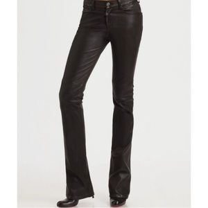 Goldsign “Passion” bootcut leather jean- sz 25